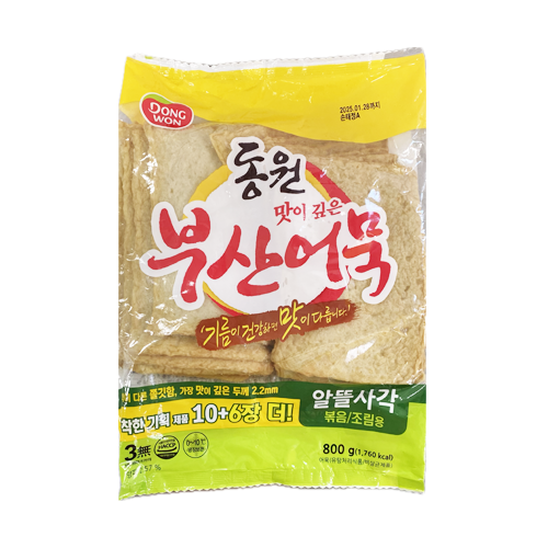 동원)맛이깊은부산어묵알뜰사각 800g